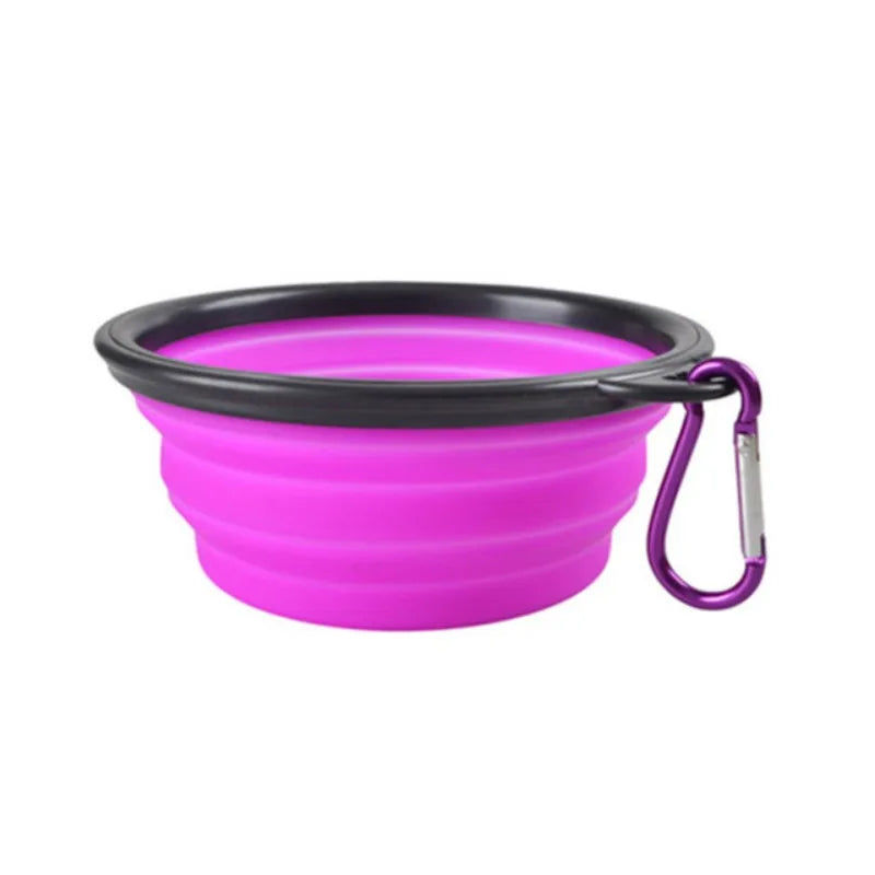 Taça Dobrável Portátil para Cães e Gatos | Silicone | HappyPaws