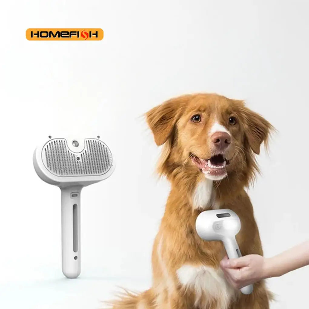 Escova a Vapor 3 em 1 para Cães e Gatos | HappyPaws